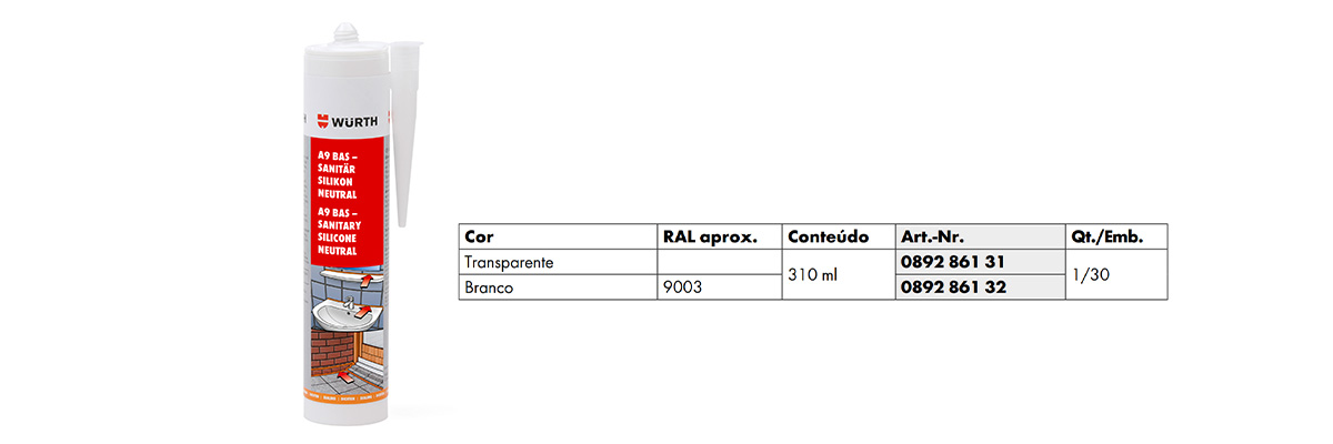 Silicone Neutral Sanitários