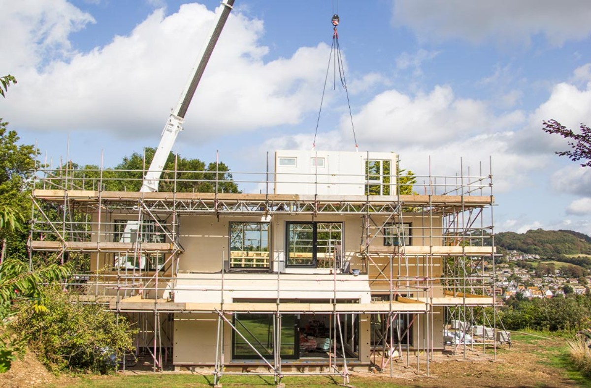 Construção casa sustentável