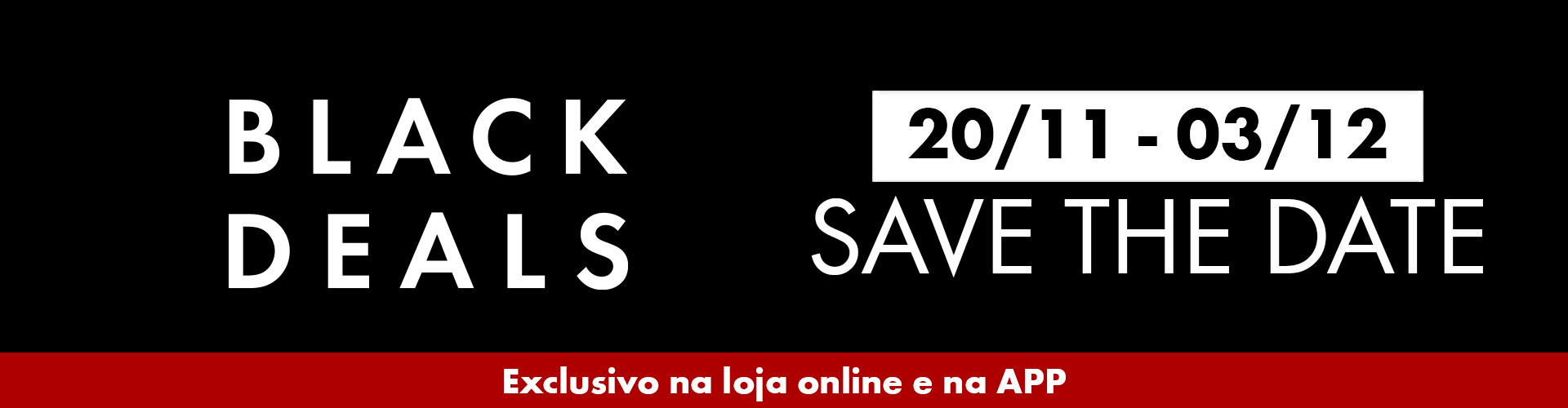 Black Deals - Save The Date