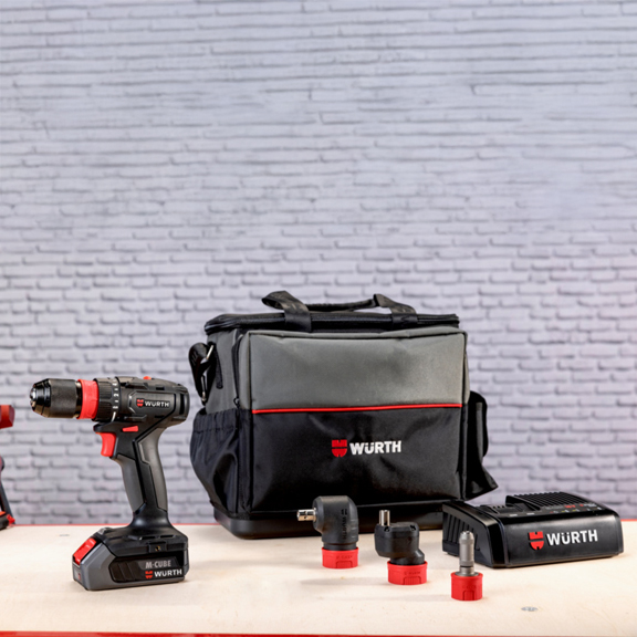 Aparafusadora a bateria com saco ABS 18 SUBCOMPACT M-CUBE® Set 2
