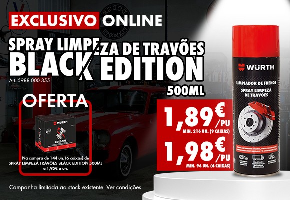 Spray Limpeza de Travões Black Edition