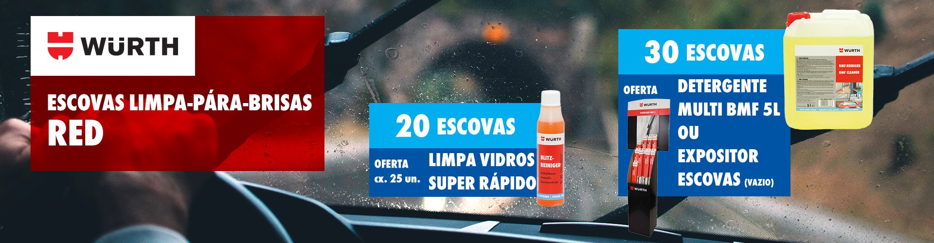 Escovas Limpa Pára-Brisas