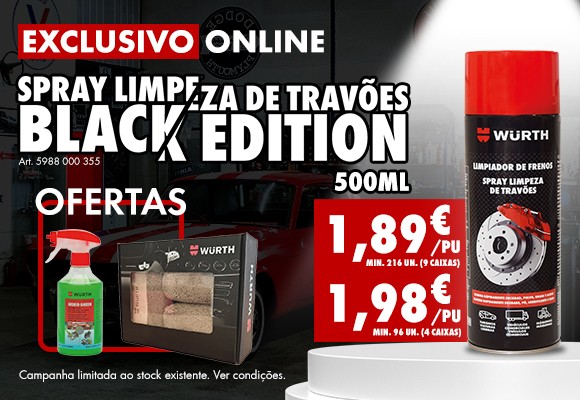 Spray Limpeza de Travões Black Edition