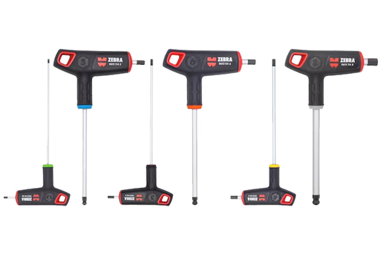 CONJUNTO CHAVES SEXTAVADAS EM T, 6 UNID.